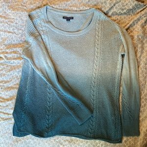 Ombré Teal American Eagle Outfitters Knit Sweater like new